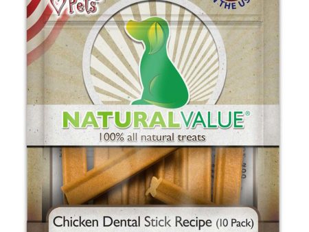 Loving Pets Natural Value Dental Stick Dog Treats Chicken 1ea 3 oz, 10 pk Online