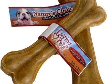 Loving Pets Pressed Rawhide Bone Dog Treat 4 in (Case of 25) For Discount