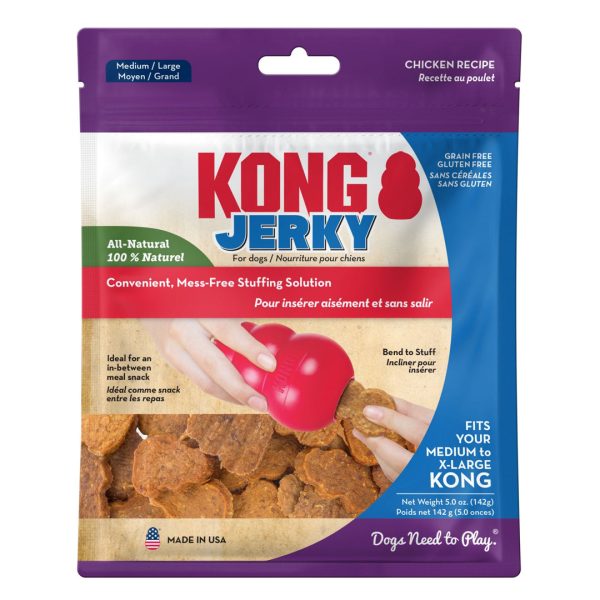 KONG Jerky Dog Treat Chicken 1ea MD LG Supply