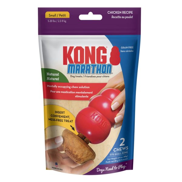 KONG Marathon Dog Treats Chicken 1ea 2 pk, SM Online now