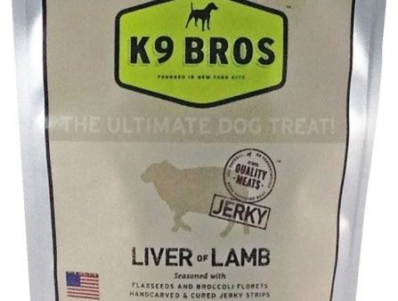 K9 Bros Jerky Liver Lamb 4oz. Online