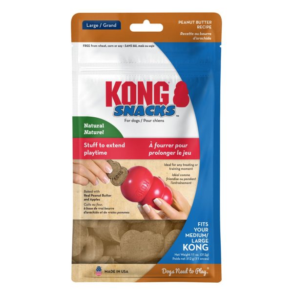 KONG Stuff N Snacks Dog Treats Peanut Butter 1ea LG, 12 oz For Cheap