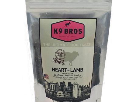 K9 Bros Heart Of Lamb Jerky 4oz. Online