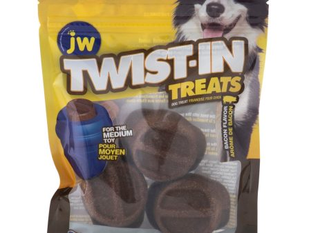 JW Pet Twist-In Treat Refill Bacon 1ea MD, 3 pk Supply