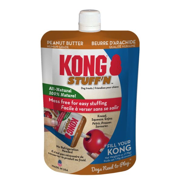 KONG Stuff N Dog Treat Paste Pouch Peanut Butter 1ea 6 oz Online