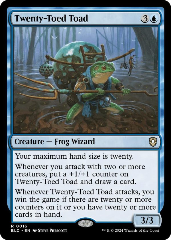 Twenty-Toed Toad [Bloomburrow Commander] Cheap