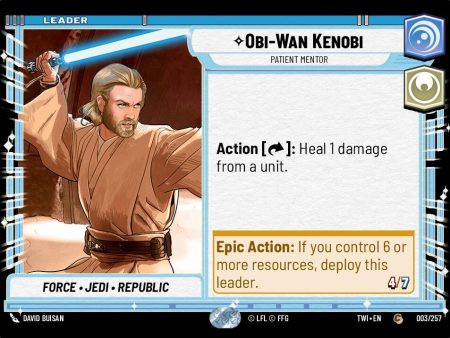 Obi-Wan Kenobi - Patient Mentor (003 257) [Twilight of the Republic] Supply