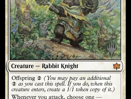 Warren Warleader (Promo Pack) [Bloomburrow Promos] Sale