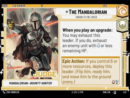 The Mandalorian - Sworn To The Creed (Judge Promo) (2 2) [Shadows of the Galaxy Promos] For Sale