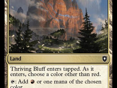 Thriving Bluff [Bloomburrow Commander] on Sale