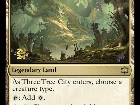 Three Tree City [Bloomburrow Prerelease Promos] Sale