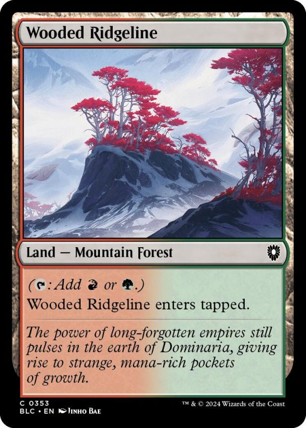 Wooded Ridgeline [Bloomburrow Commander] Discount