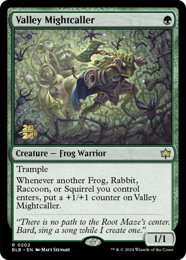 Valley Mightcaller [Bloomburrow Prerelease Promos] Online now