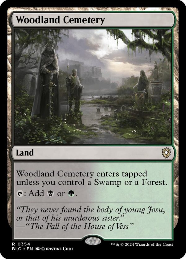 Woodland Cemetery [Bloomburrow Commander] For Sale