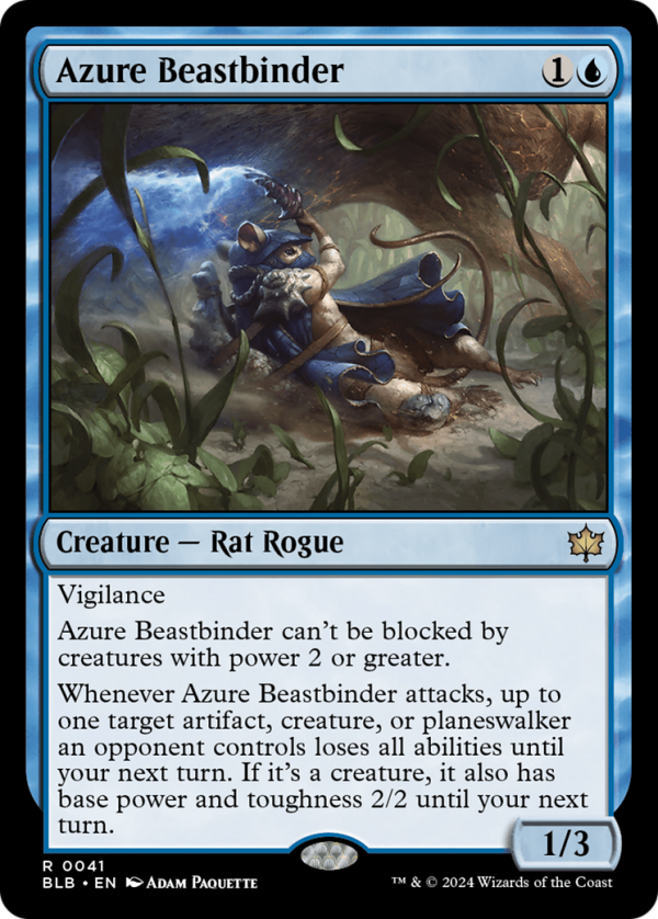 Azure Beastbinder [Bloomburrow] Online Sale