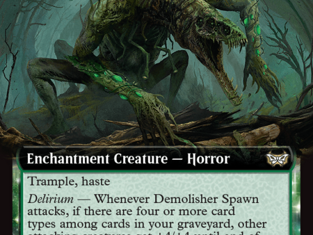 Demolisher Spawn (Extended Art) [Duskmourn: House of Horror Commander] For Cheap