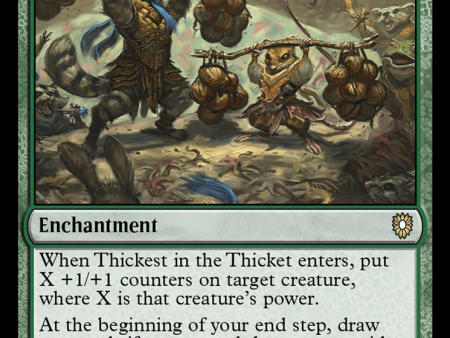 Thickest in the Thicket [Bloomburrow Commander] For Discount