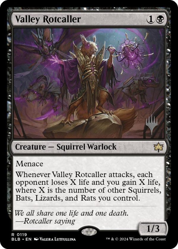 Valley Rotcaller (Promo Pack) [Bloomburrow Promos] Online now