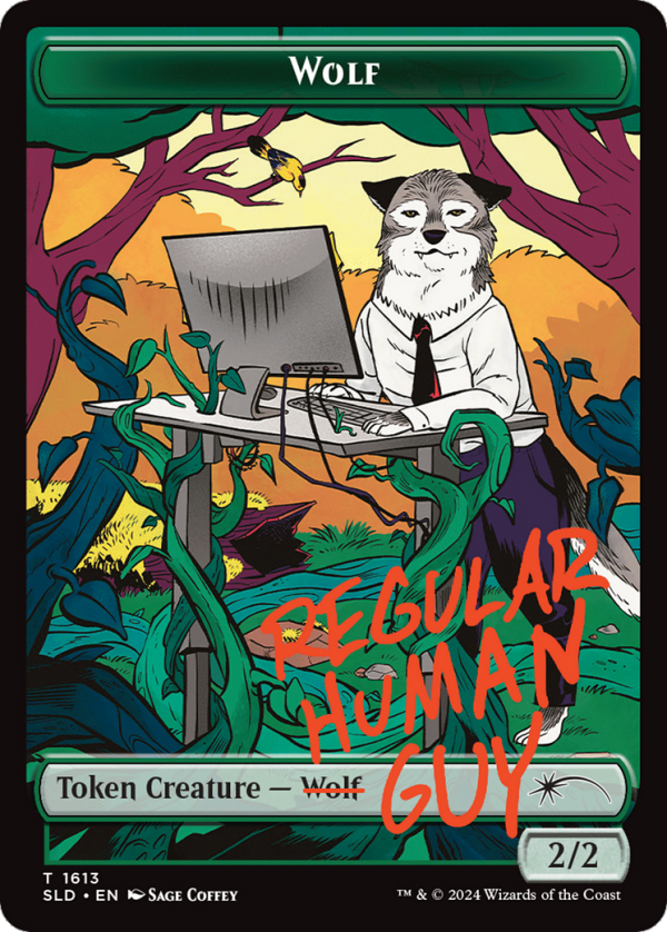 Wolf Token [Secret Lair Drop Series] Sale