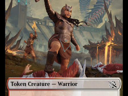 Warrior    Dinosaur Double-Sided Token [March of the Machine Tokens] Supply