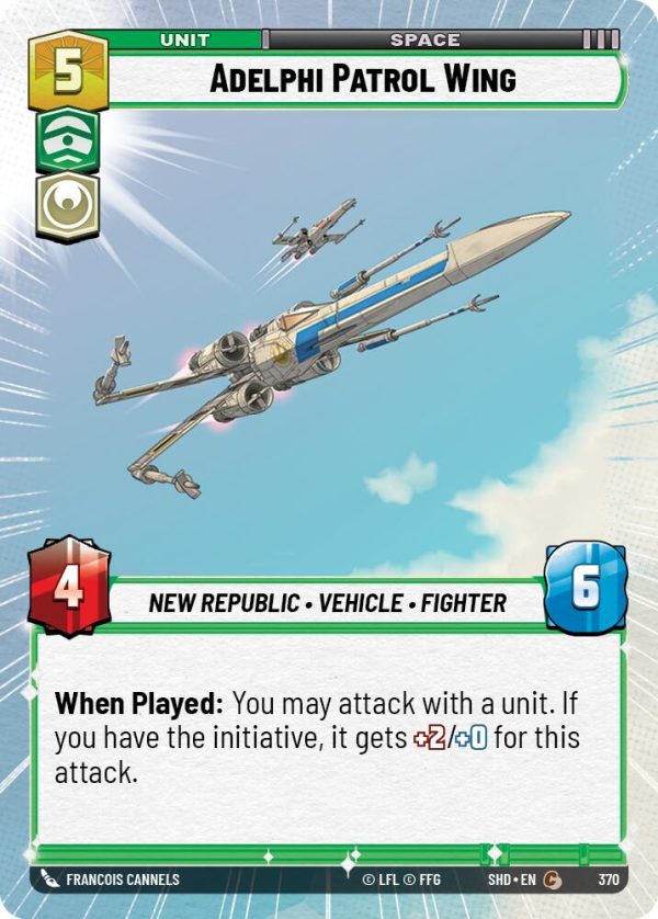 Adelphi Patrol Wing (Hyperspace) (370) [Shadows of the Galaxy] Online Hot Sale