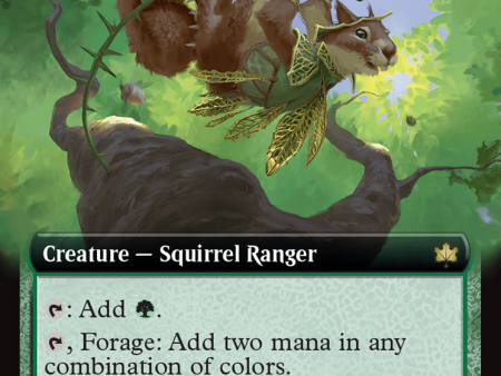 Thornvault Forager (Extended Art) [Bloomburrow] For Sale