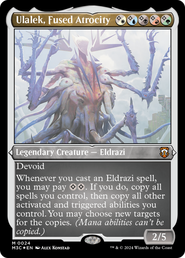 Ulalek, Fused Atrocity (Foil Etched) [Modern Horizons 3 Commander] Hot on Sale