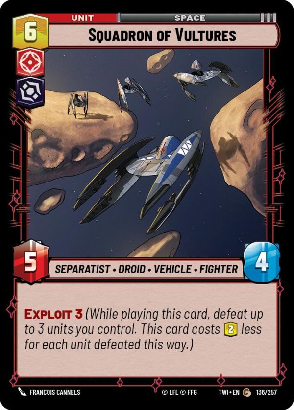 Squadron of Vultures (136 257) [Twilight of the Republic] Supply