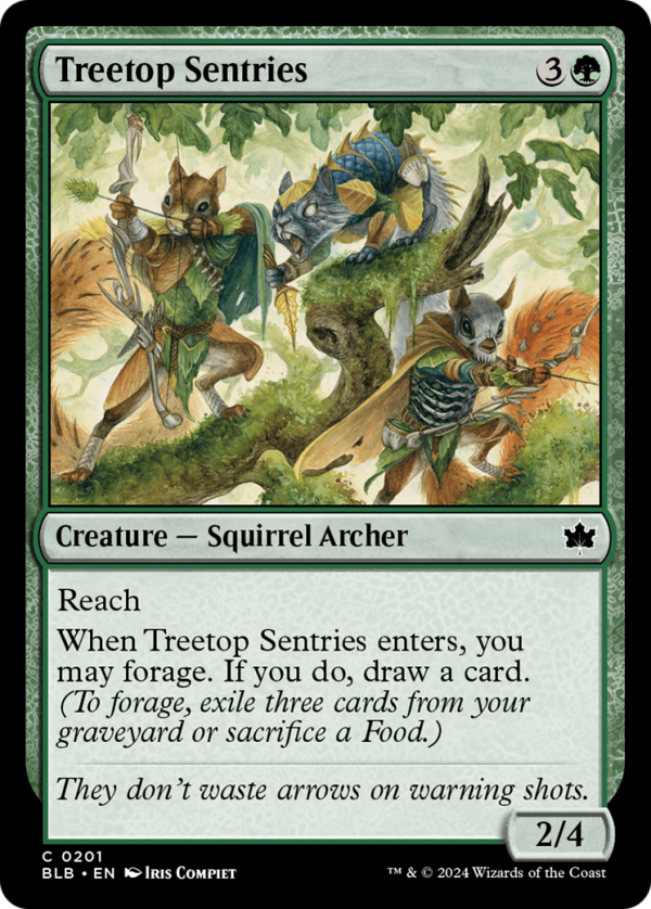 Treetop Sentries [Bloomburrow] Online Hot Sale