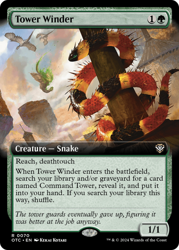 Tower Winder (Extended Art) [Outlaws of Thunder Junction Commander] Online Sale