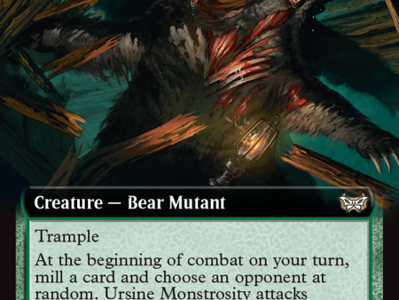 Ursine Monstrosity (Extended Art) [Duskmourn: House of Horror Commander] Fashion