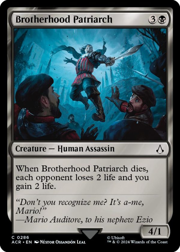 Brotherhood Patriarch [Assassin s Creed] For Discount