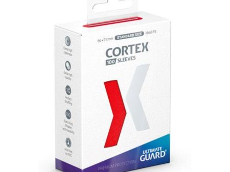 Ultimate Guard Cortex Sleeves Standard Size Red (100) Supply