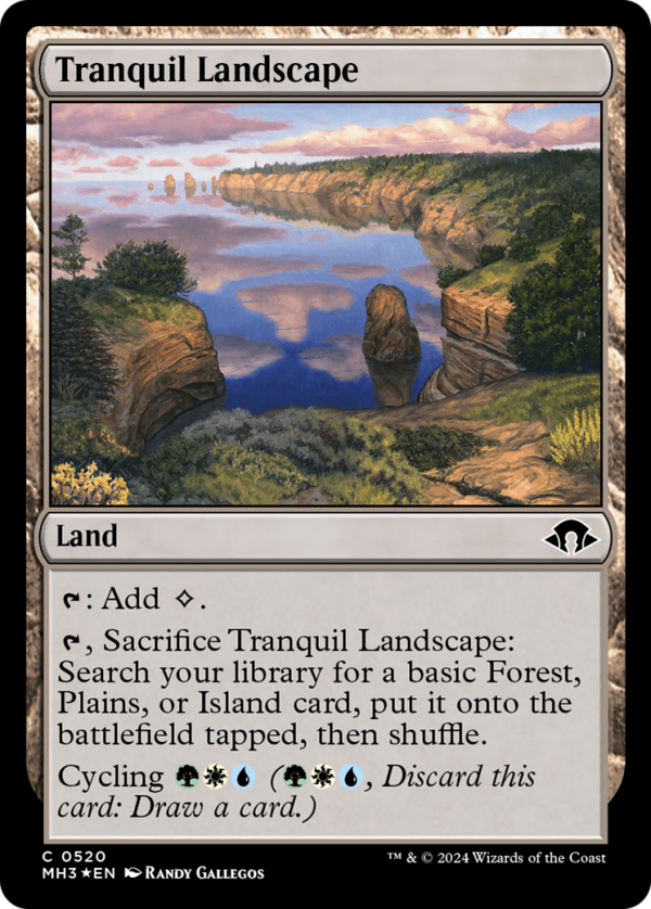 Tranquil Landscape (Ripple Foil) [Modern Horizons 3] Online Sale