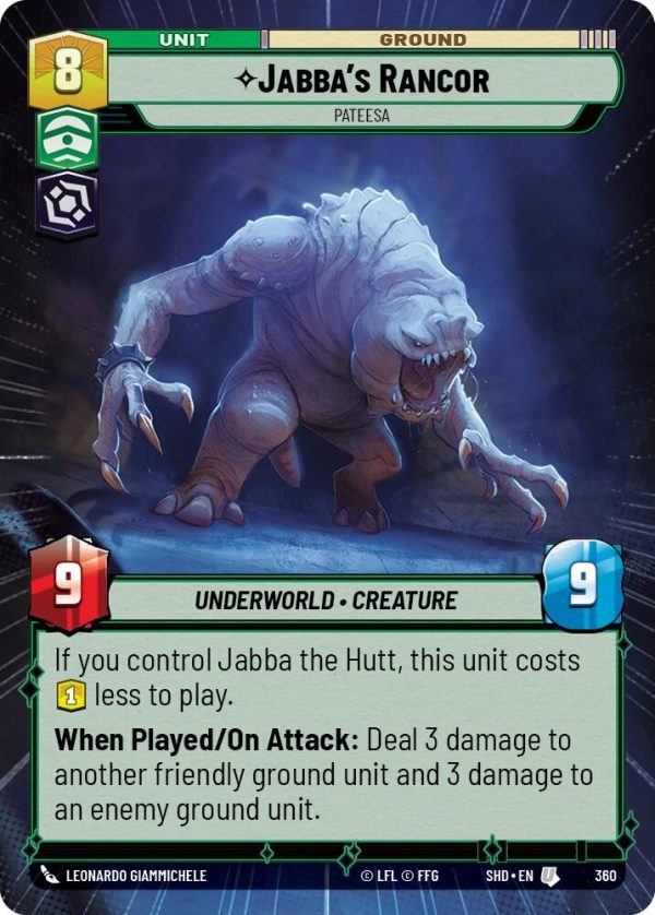 Jabba s Rancor - Pateesa (Hyperspace) (360) [Shadows of the Galaxy] For Discount