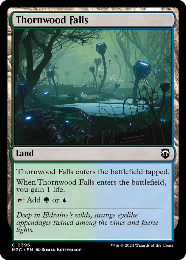 Thornwood Falls (Ripple Foil) [Modern Horizons 3 Commander] Hot on Sale