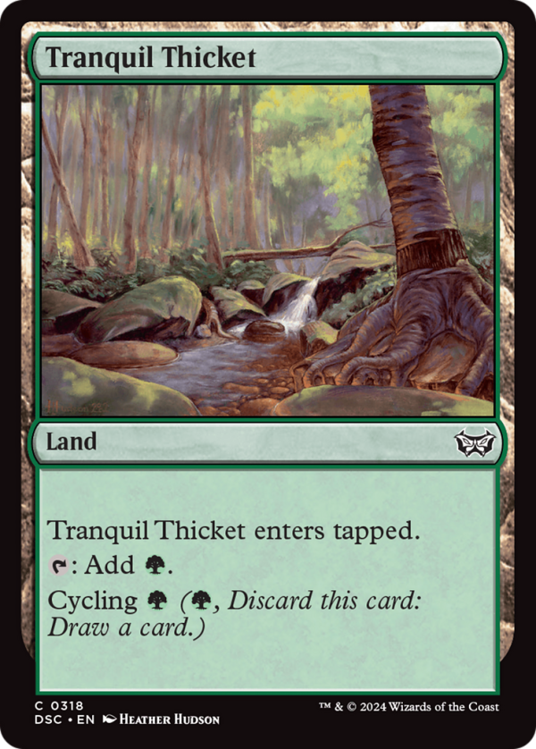 Tranquil Thicket [Duskmourn: House of Horror Commander] Discount