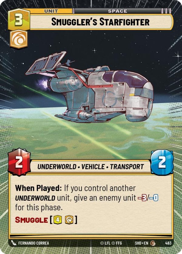 Smuggler s Starfighter (Hyperspace) (483) [Shadows of the Galaxy] Sale