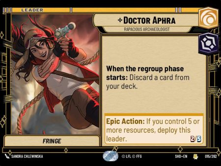 Doctor Aphra - Rapacious Archaeologist (015 262) [Shadows of the Galaxy] Discount