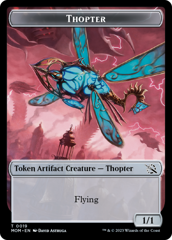 Treasure (20)    Thopter Double-Sided Token [March of the Machine Tokens] on Sale