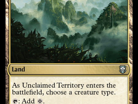 Unclaimed Territory (Ripple Foil) [Modern Horizons 3 Commander] Cheap