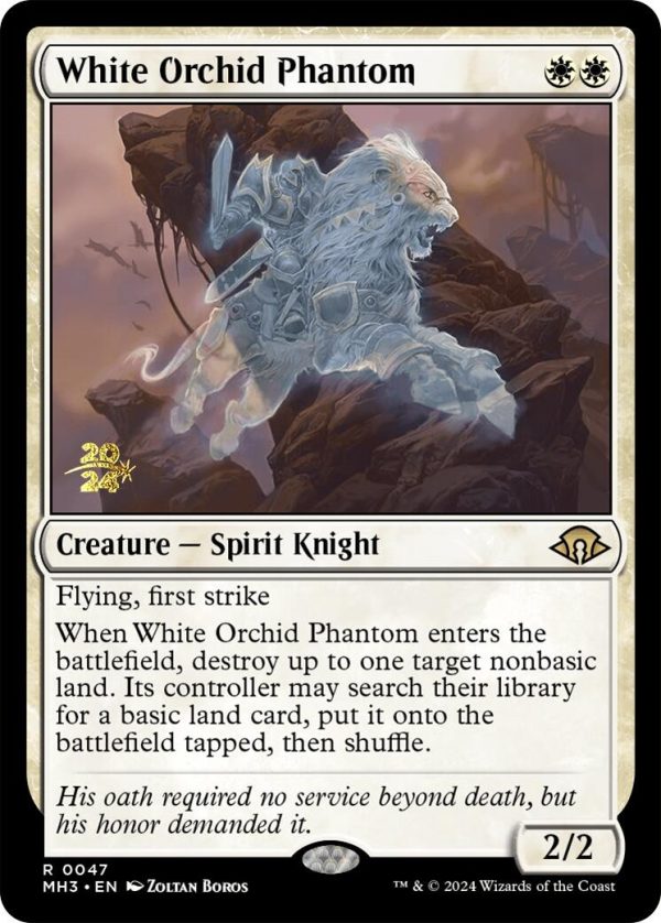 White Orchid Phantom [Modern Horizons 3 Prerelease Promos] Online Sale