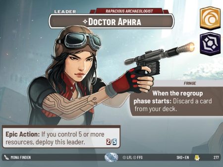 Doctor Aphra - Rapacious Archaeologist (Showcase) (277) [Shadows of the Galaxy] For Sale