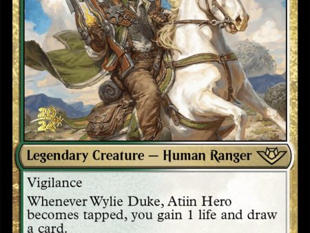 Wylie Duke, Atiin Hero [Outlaws of Thunder Junction Prerelease Promos] Supply