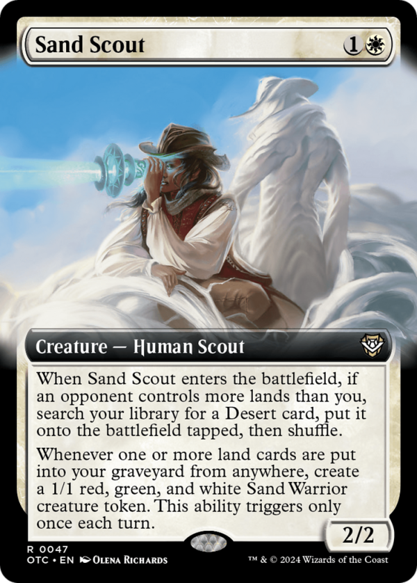 Sand Scout (Extended Art) [Outlaws of Thunder Junction Commander] For Discount