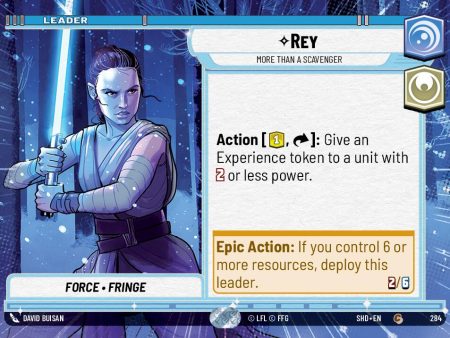 Rey - More Than a Scavenger (Hyperspace) (284) [Shadows of the Galaxy] Hot on Sale