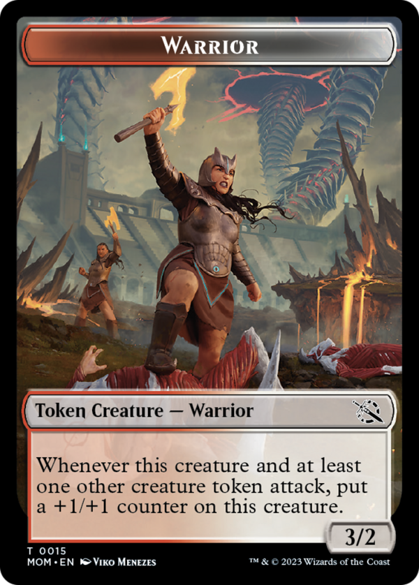 Warrior    Spirit (13) Double-Sided Token [March of the Machine Tokens] Online Hot Sale