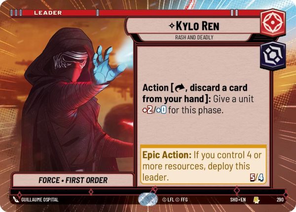 Kylo Ren - Rash and Deadly (Hyperspace) (290) [Shadows of the Galaxy] Hot on Sale