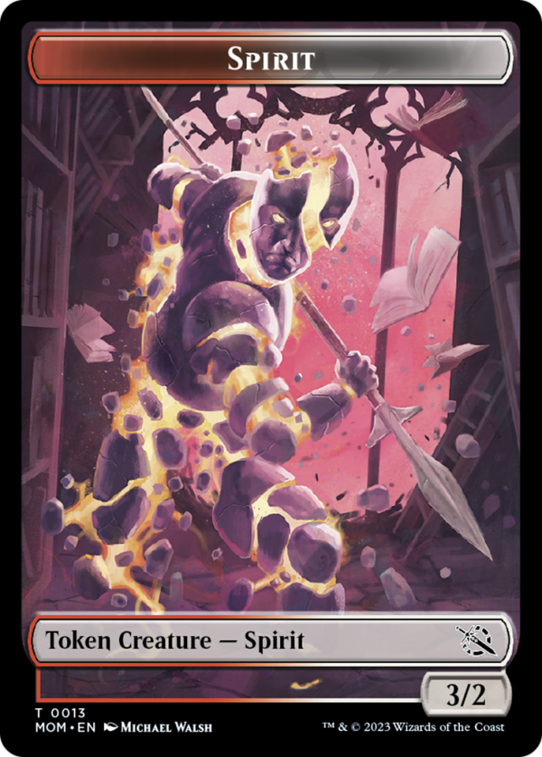 Treasure (20)    Spirit (13) Double-Sided Token [March of the Machine Tokens] Cheap