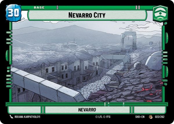 Nevarro City    Shield (022    T02) [Shadows of the Galaxy] For Sale